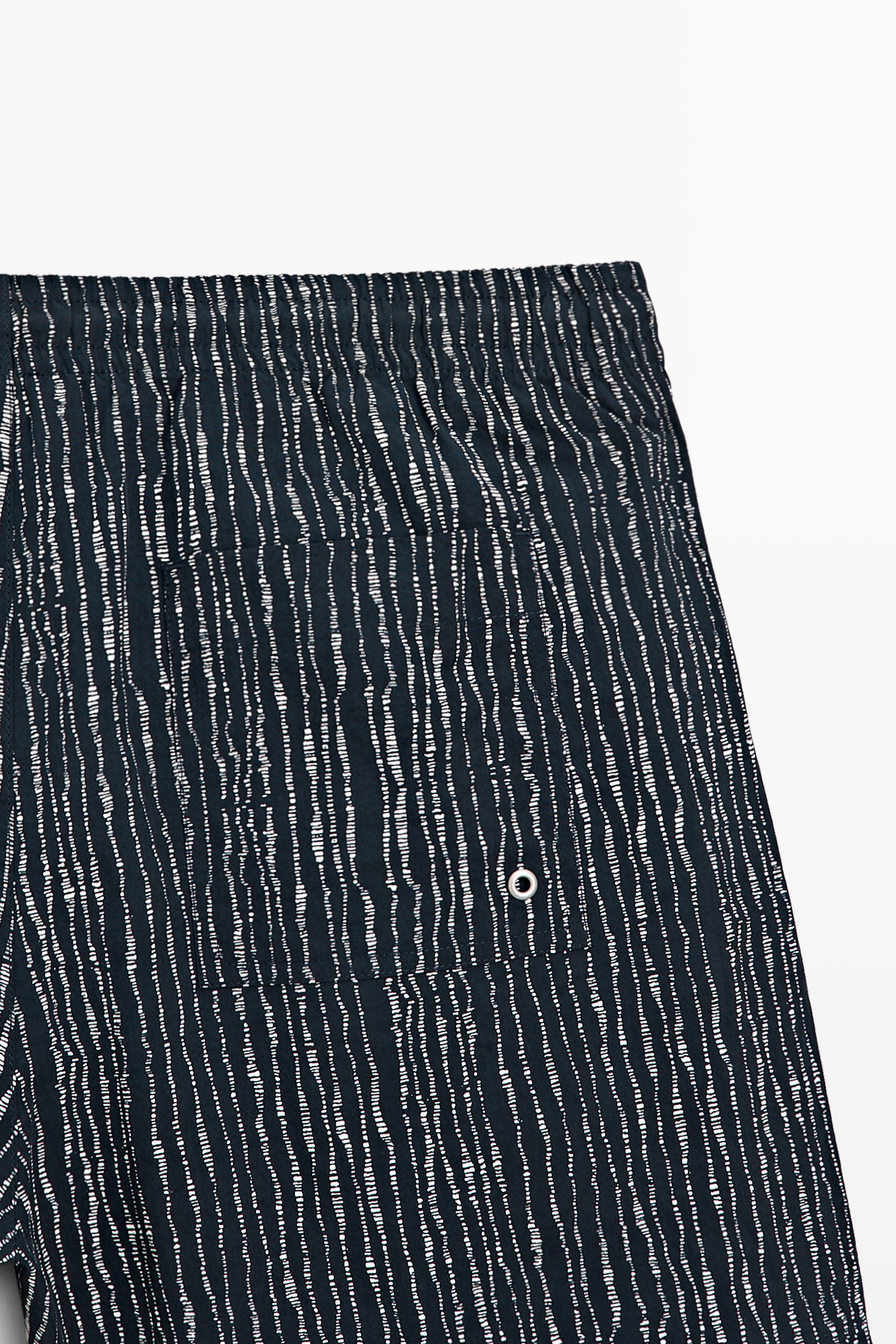 Printed swimming trunks
